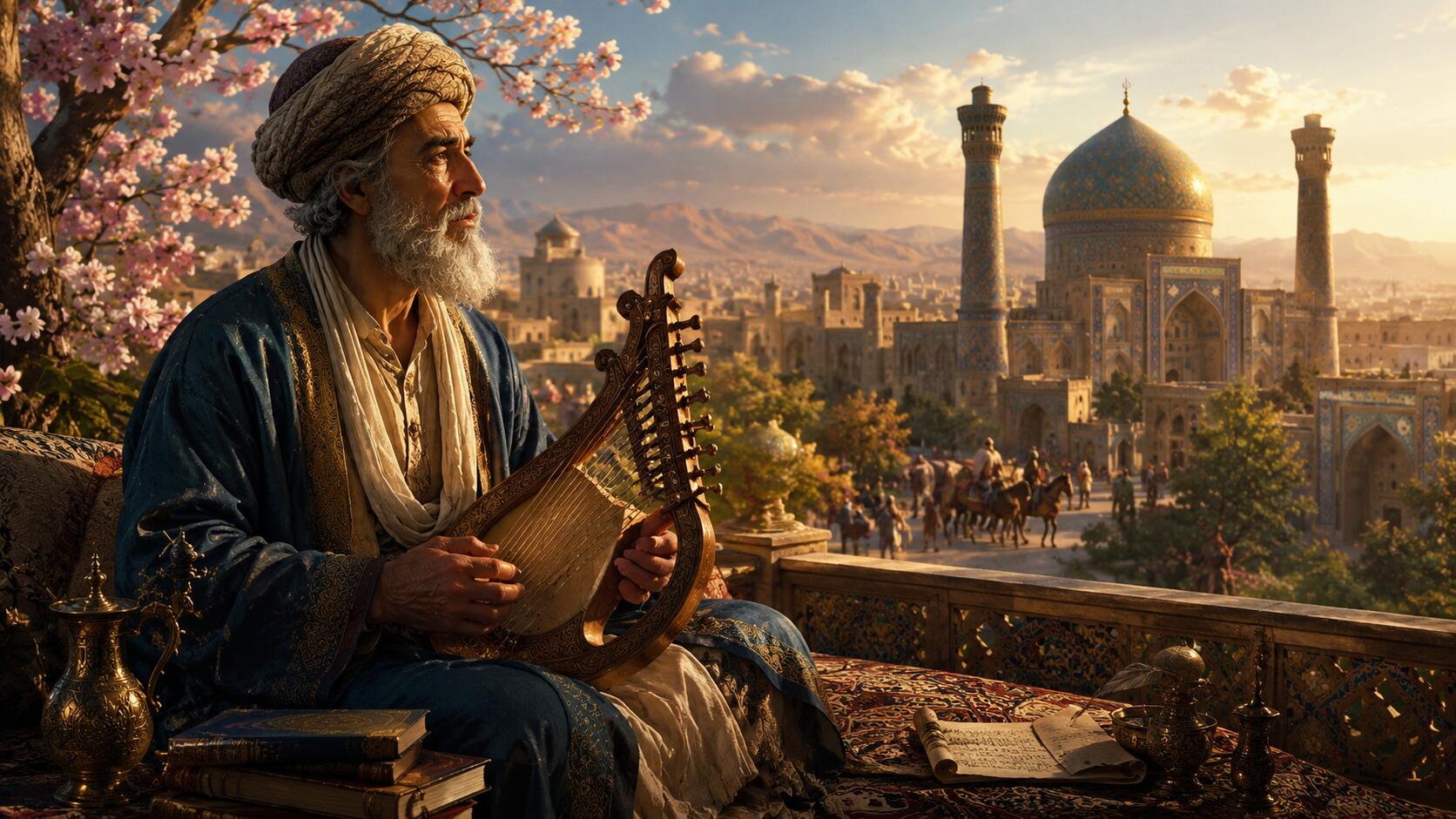 رُودَکی؛ شاعری که پادشاه را با شعر بازگرداند